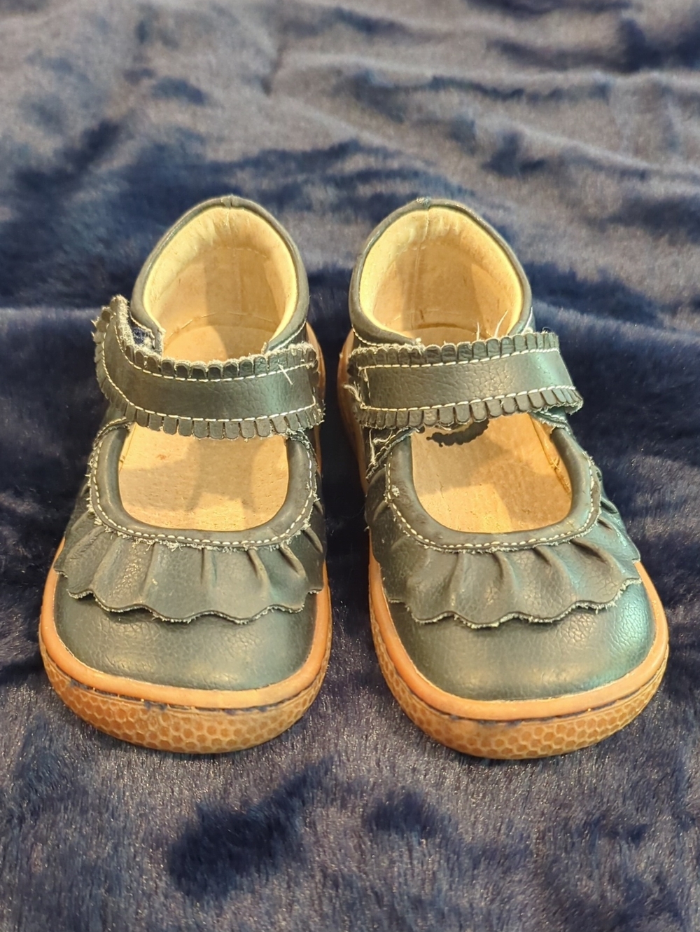 Livie & Luca, Kids Mary Jane Shoes in Dark Blue -Toddler Size 6
